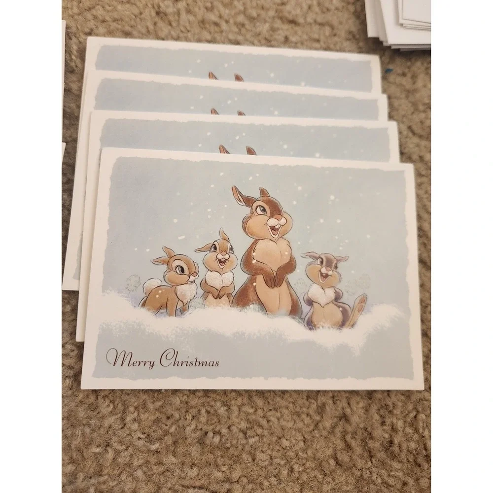 Disney Bambi‎ Thumper Assorted Holiday Christmas Cards 17 Count Boxed Set